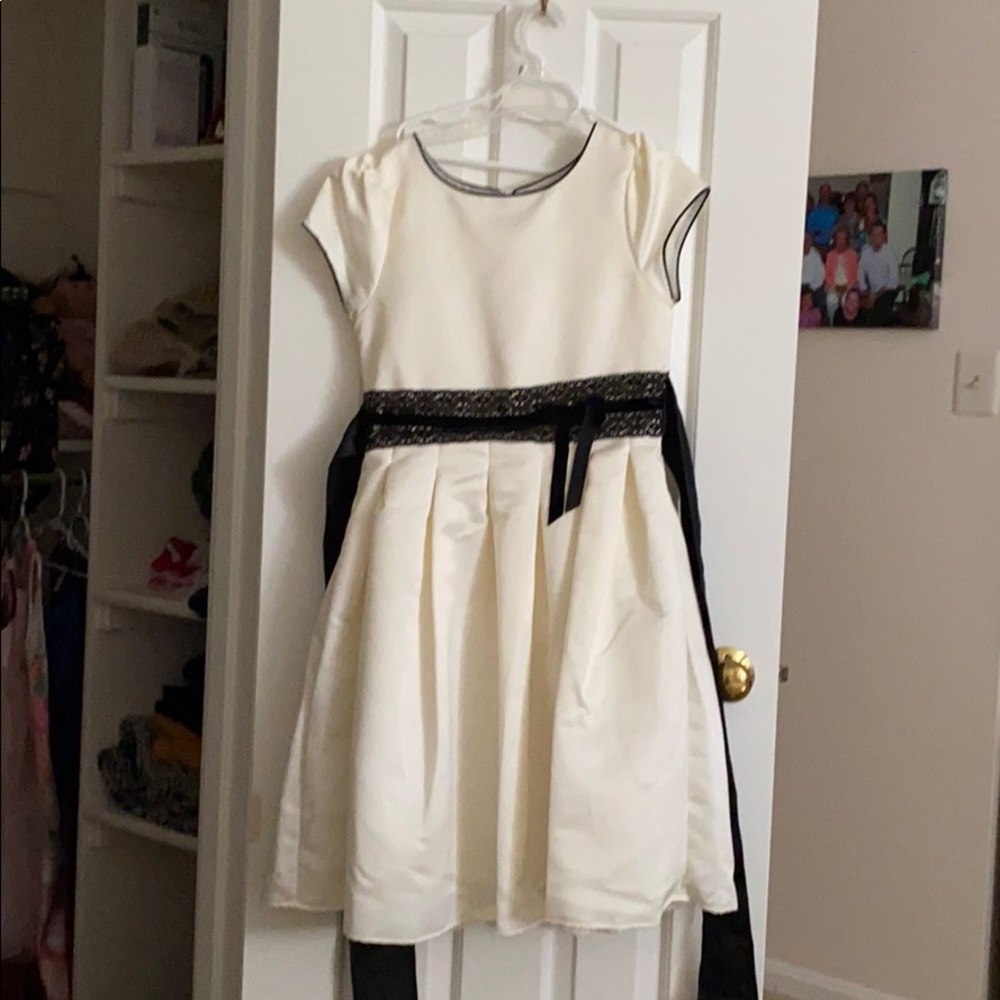 Fancy white party dress